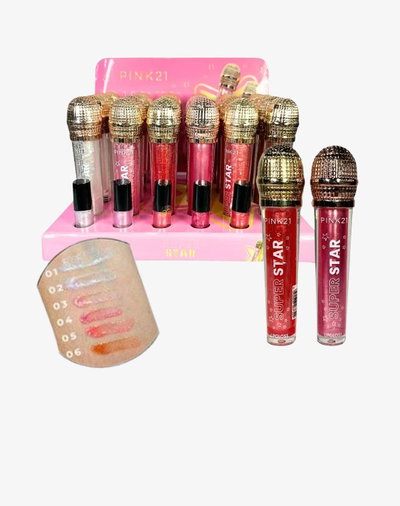 PINK 21 BRILLO LABIAL MICROFONO