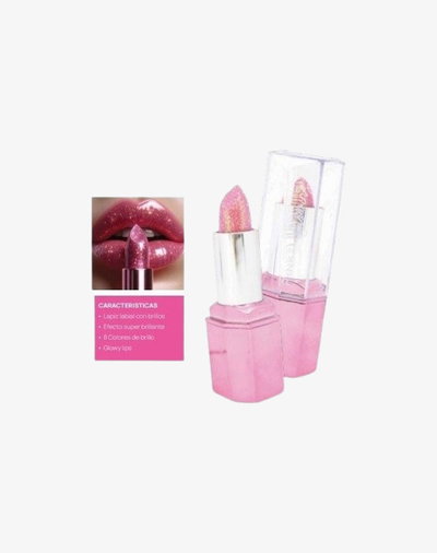 LABIAL CON GLITTER PINK 21