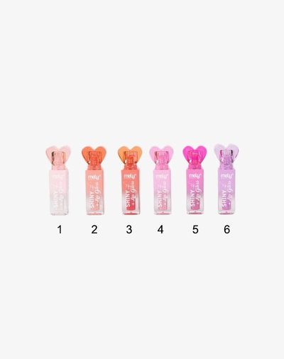 LIP GLOSS SHINY TAPA CORAZÓN MELY