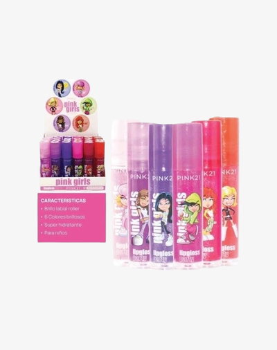 GLOSS SABORIZADO ROLL ON PINK 21