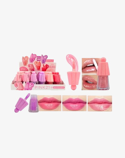 LIP GLOSS CON BRILLO PINK21