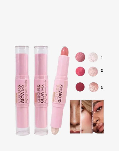 BLUSH CREAM STICK + HIGHLIGHTER