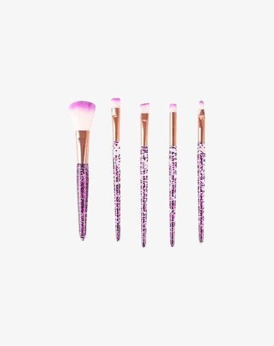 SET DE BROCHAS CON GLITTER X 5U
