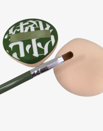 KIT DE MAQUILLAJE 2 ESPONJAS + PINCEL
