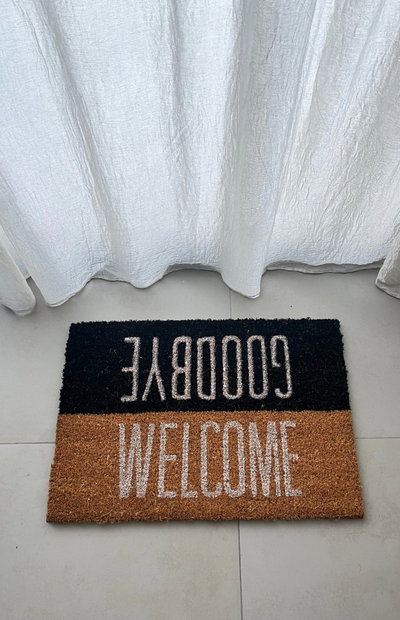 Felpudo Welcome/Goodbye