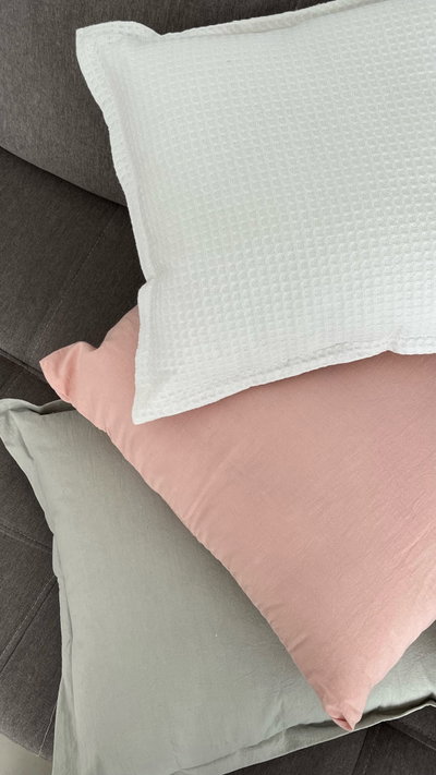 Almohadón Tusor Pack x2 | Rosa