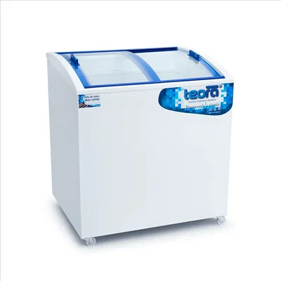 FREEZER TEORA FH250CI TAPA VIDRIO CURVO 204 Lts