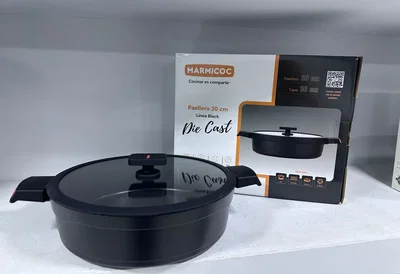 PAELLERA MARMICOC DIE CAST BLACK 30 CM BKDC-TST30