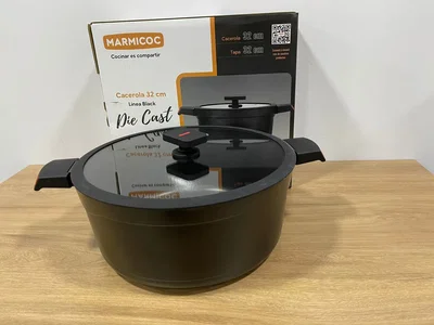CACEROLA MARMICOC DIE CAST BLACK 32 CM BKDC-TS32