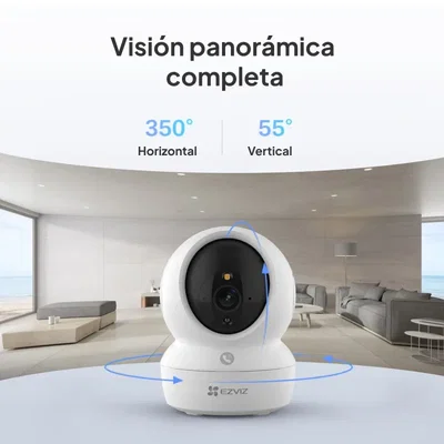 CÁMARA EZVIZ INTERIOR MODELO H6C 2MP 2.8MM PT360º