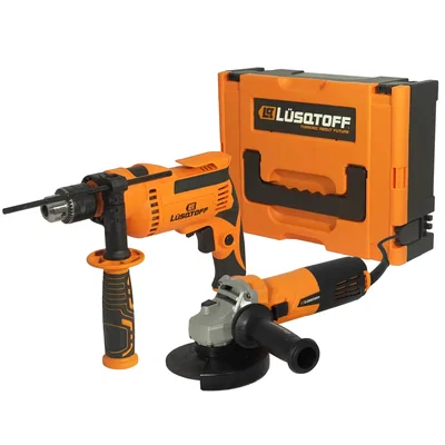 KIT AMOLADORA Y TALADRO LUSQTOFF KATL-8