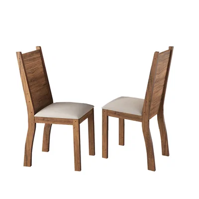 PAR DE SILLAS DELOS NAPOLI IMBUIA/MARFIL