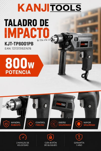TALADRO DE IMPACTO KANITOOLS