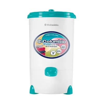 Secarropas Columbia Blanco/turquesa