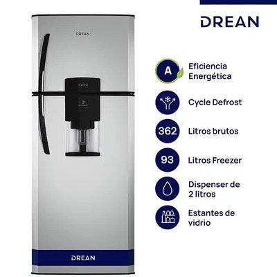 Heladera Drean con dispensador 