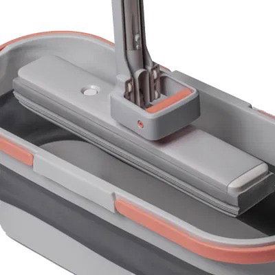 TRAPEADOR CON ESCURRIDOR BALDE PLEGABLE ONEBOX OB-LBT4 