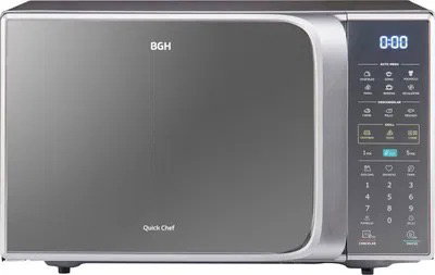 MICROONDAS BGH C/GRILL B228DS20I 28 LTS SILVER