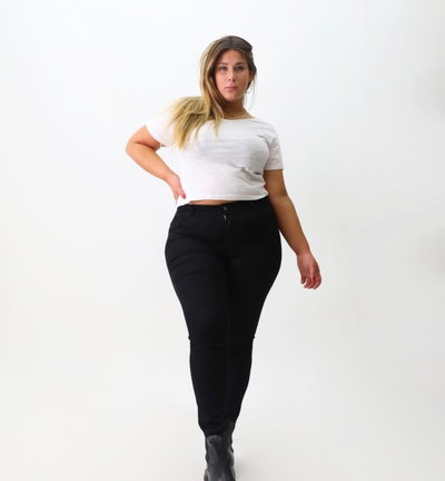 Jeans chupin elastizado. T. 58/60.