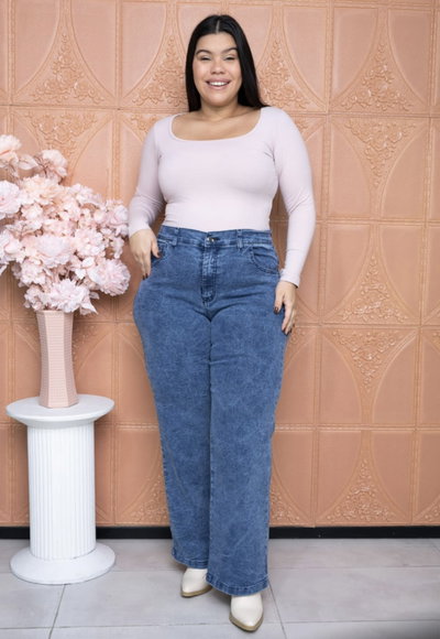 Wide leg elastizado. T. del 48 al 54.