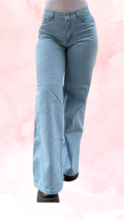 wide Leg Celeste Nevado Claro