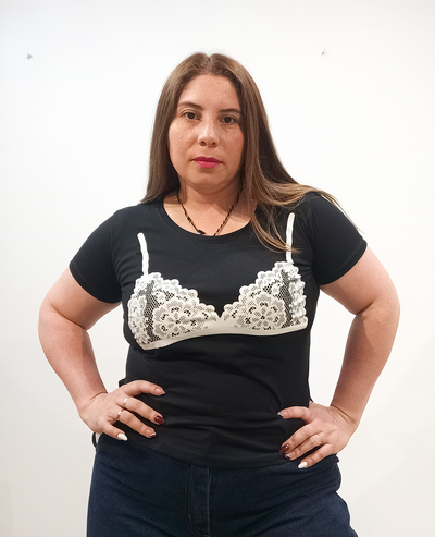 Remera Brasier Negra