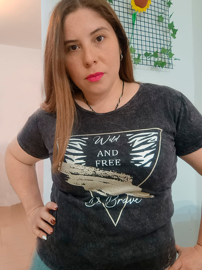 Remera Batik Wild and free