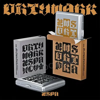 aespa Single Album - Dirty Work (Dirty Case Ver.) PLATEADO