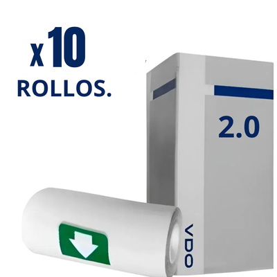 KIT X10 ROLLOS PAPEL DIAGRAMA BVDR 2.0