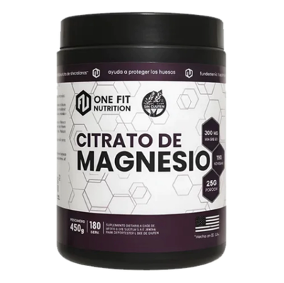 CITRATO DE MAGNESIO ONE FIT 450GR