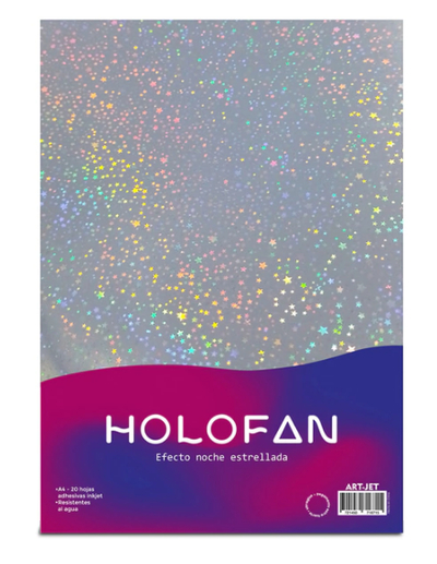 RESMA PAPEL ADHESIVO HOLOFAN NOCHE X20U