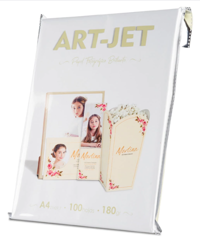 RESMA PAPEL FOTO BRILLANTE 180GR X100U