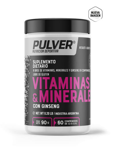 VITAMINAS Y MINERALES PULVER 60 COMP