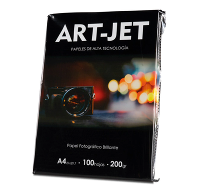RESMA PAPEL FOTO BRILLANTE 200GR X100U