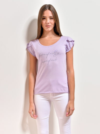 REMERA LUCIA MANGA CRUZADA