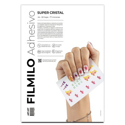 RESMA FILMILO ADHESIVO SUPER CRISTAL 77M X20U