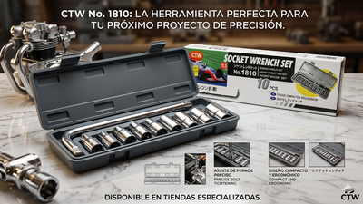 LLAVE TUBO SET 10 PIEZAS 8 AL 21MM