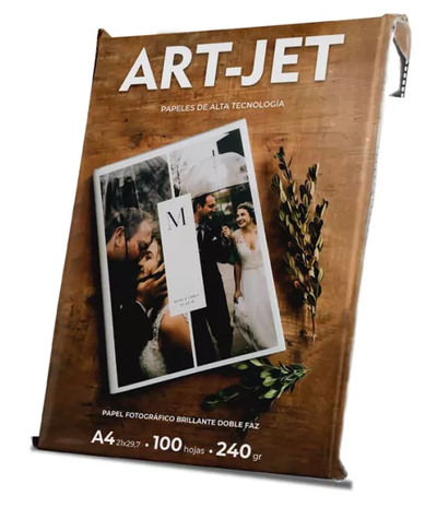 RESMA PAPEL FOTO BRILLANTE DOBLE FAZ 240GR X100U