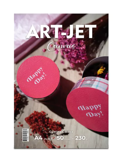 RESMA PAPEL FOTO CANVAS CUERINA 230GR X50U