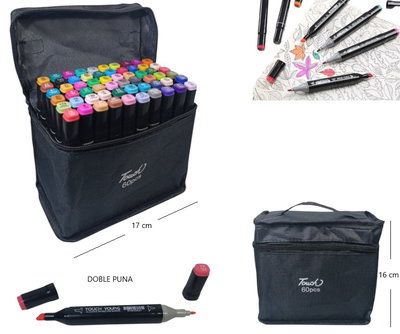 MARCADORES DOBLE PUNTA X60 PCS