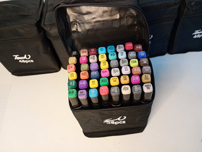 MARCADORES DOBLE PUNTA X48 PCS