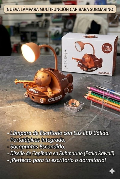 VELADOR CAPIBARA SUBMARINO