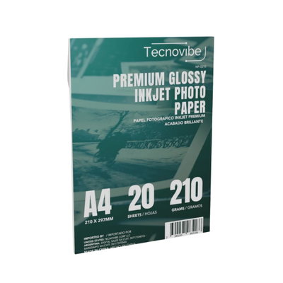 RESMA PAPEL BRILLANTE 210GR X20U TECNO