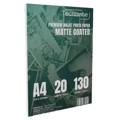 RESMA PAPEL MATE 130GR X20U TECNO