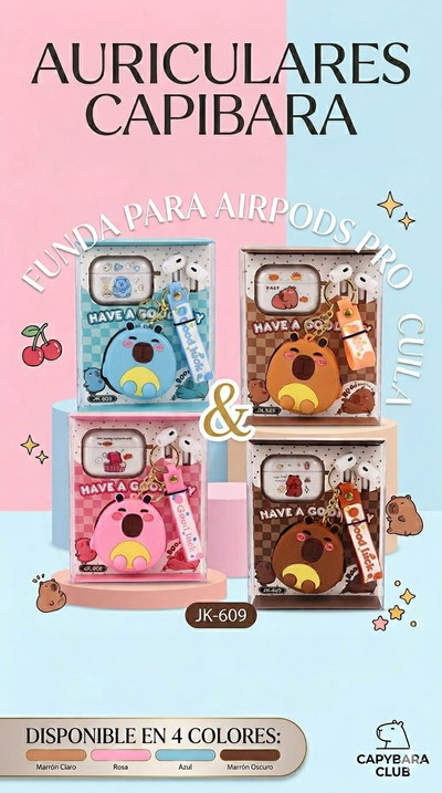 AURICULAR BLUETOOTH CAPYBARA JK-609