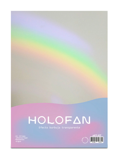RESMA PAPEL ADHESIVO HOLOFAN BURBUJA TRANSPARENTE X20U