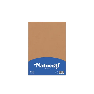 RESMA PAPEL ADHESIVO NATUCRAF MOKKA 80GR X20U