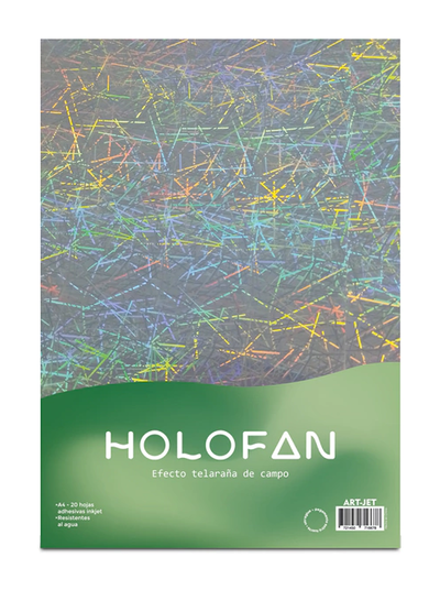 RESMA PAPEL ADHESIVO HOLOFAN TELARAÑA DE CAMPO X20U