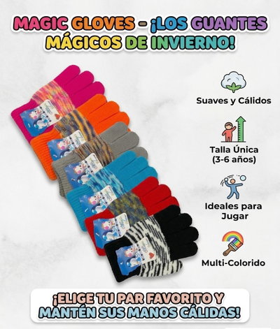 GUANTE INFANTIL COLORES MAGIC