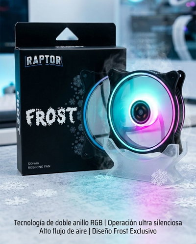 COOLER 120MM RAPTOR FROST PWM+ARGB