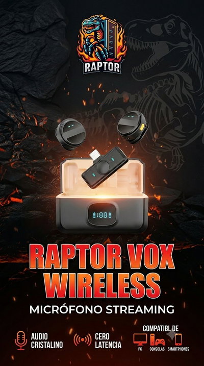 MICROFONO RAPTOR VOX WIRELESS